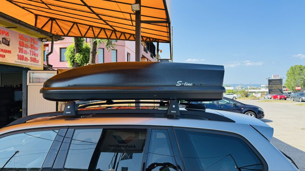 Автобокс Neumann S-Line DO Carbon matt, bmw x3  греди, Thule греди