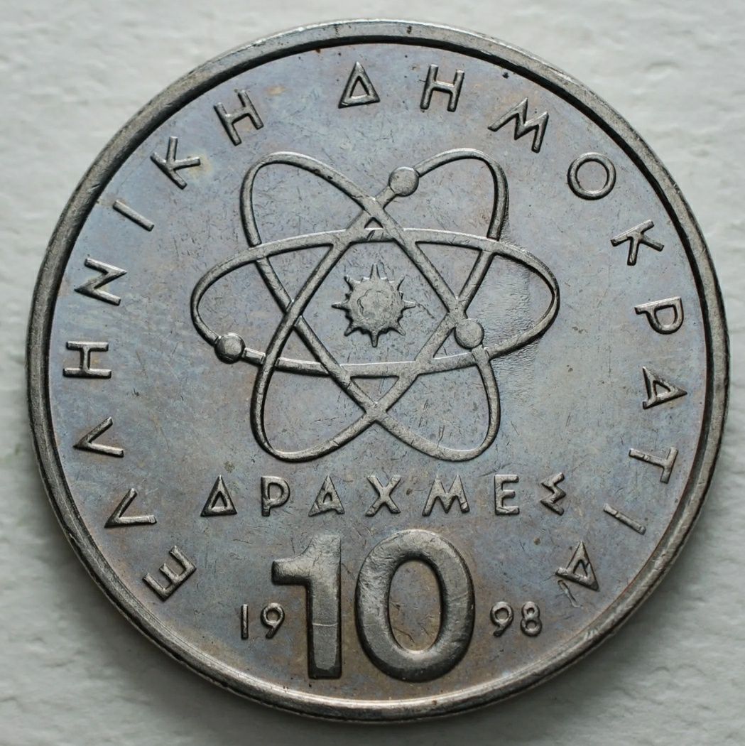 Греческие монеты 10 Драхм