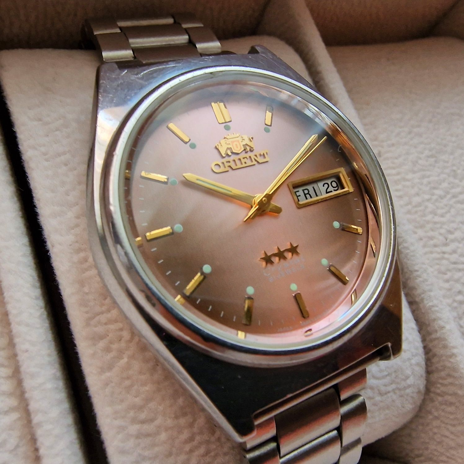 Ceas Orient Tristar sau Crystal Automatic  (nu seiko, nu citizen)