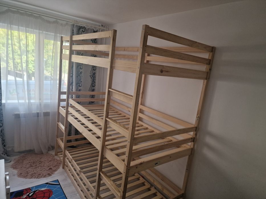 Pat 90x200 modular cu 3 etaje