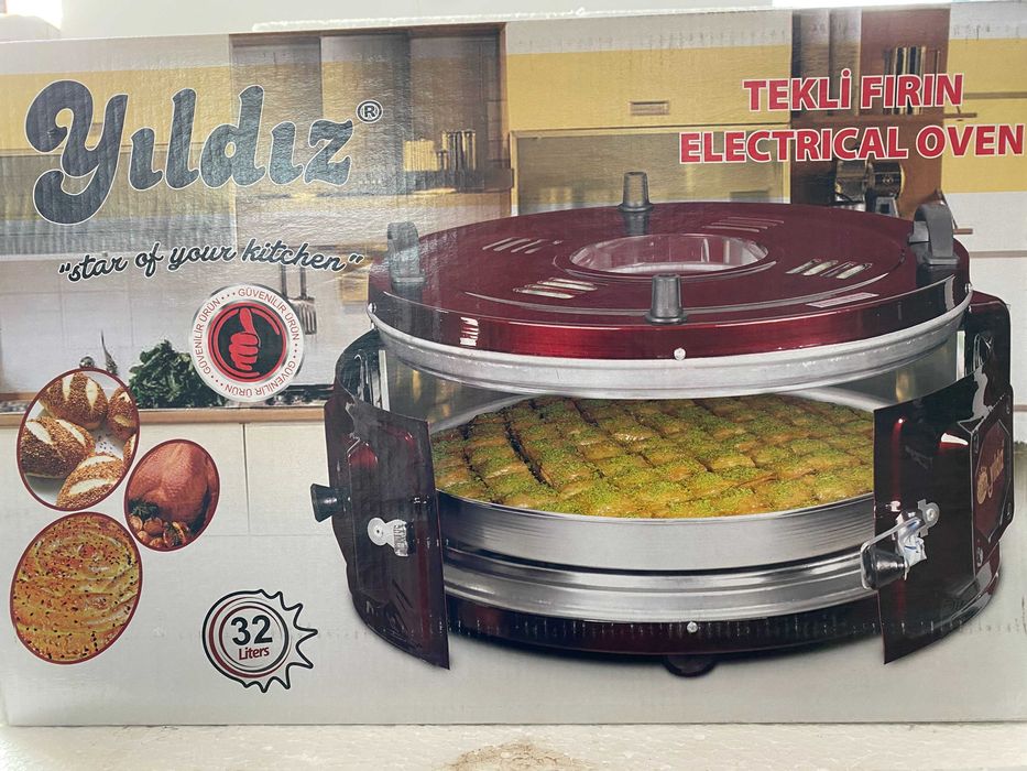 Cuptor electric rotund YILDIZ 1200W,32L