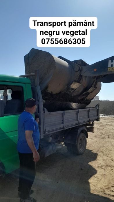 Transport materiale din balastiera