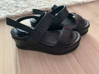 Sandale din piele negre Carmela