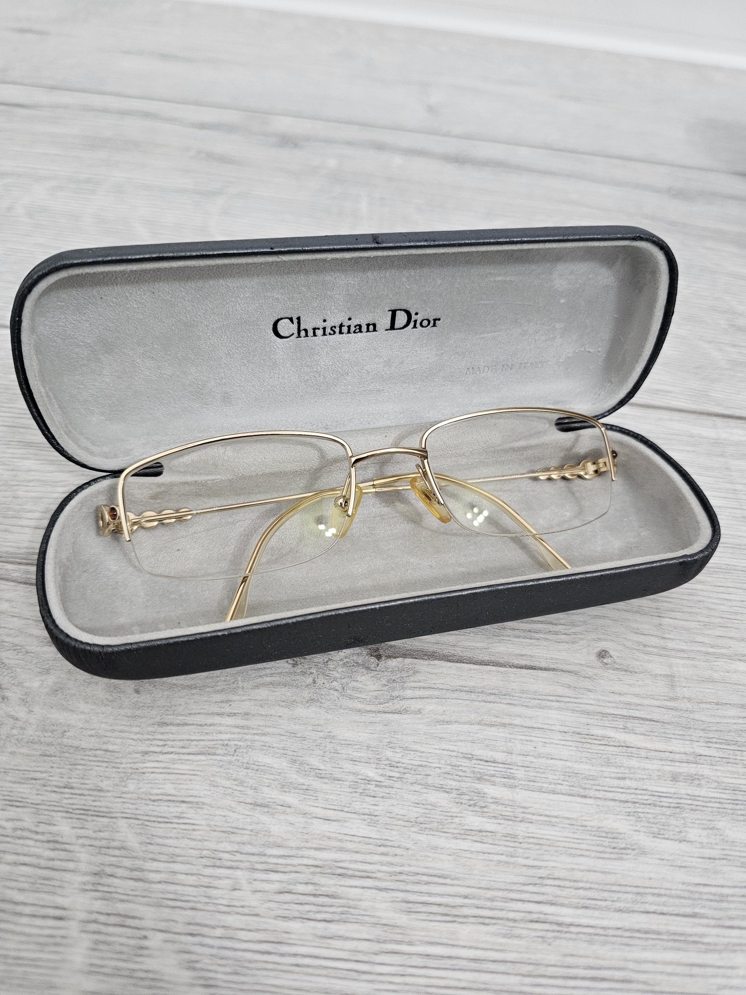 Rame Ochelari Lux Dama Christian Dior Half Rim Rectangle 1990 Vintage