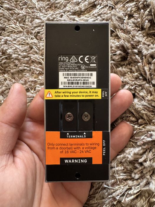 REDUCERE! Ring Video Doorbell Pro + Chime – Nou, Sigilat, Full HD!