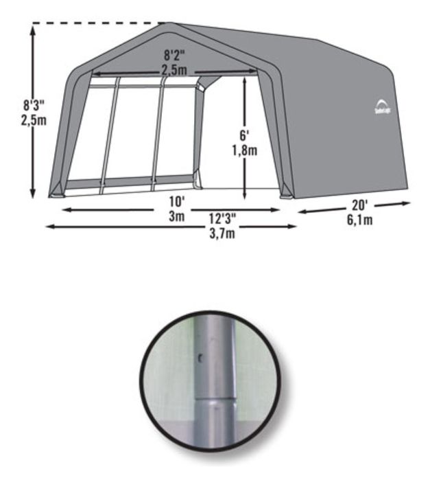 Сглобяен гараж за лек автомобил