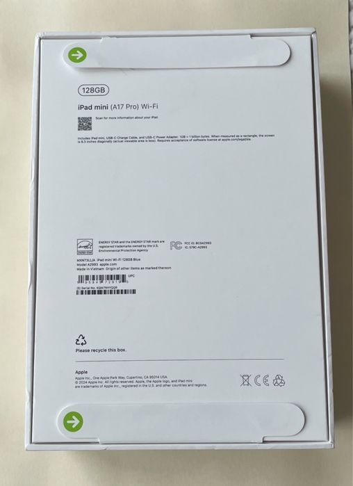 Ipad Apple mini A17 pro 128GB Blue