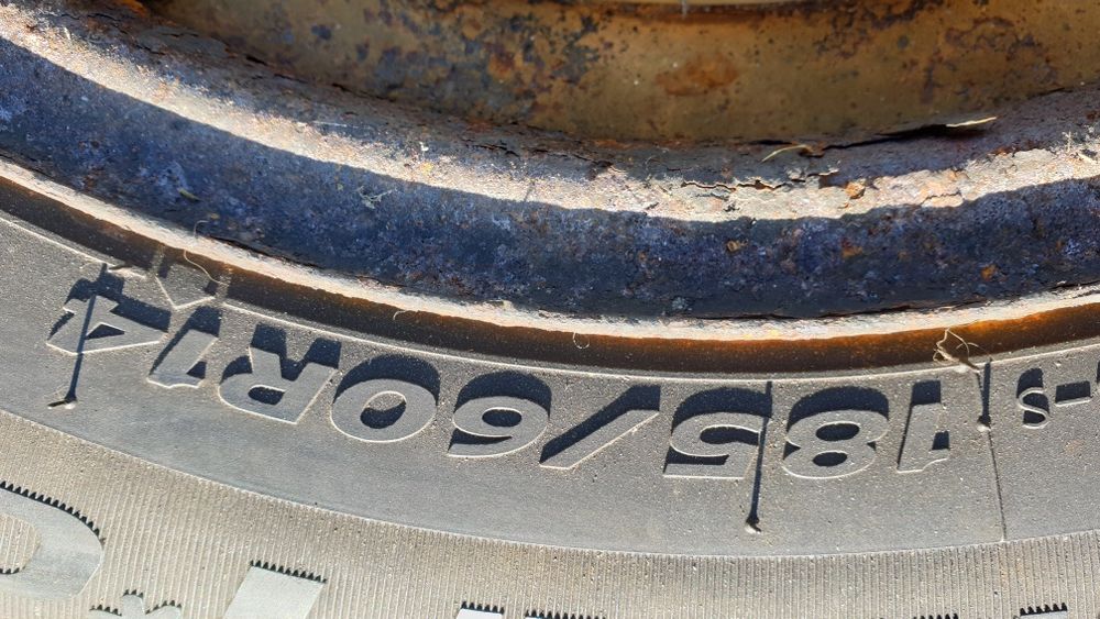 Джанти 5х100 vw с гуми 185 60 14 ханкок