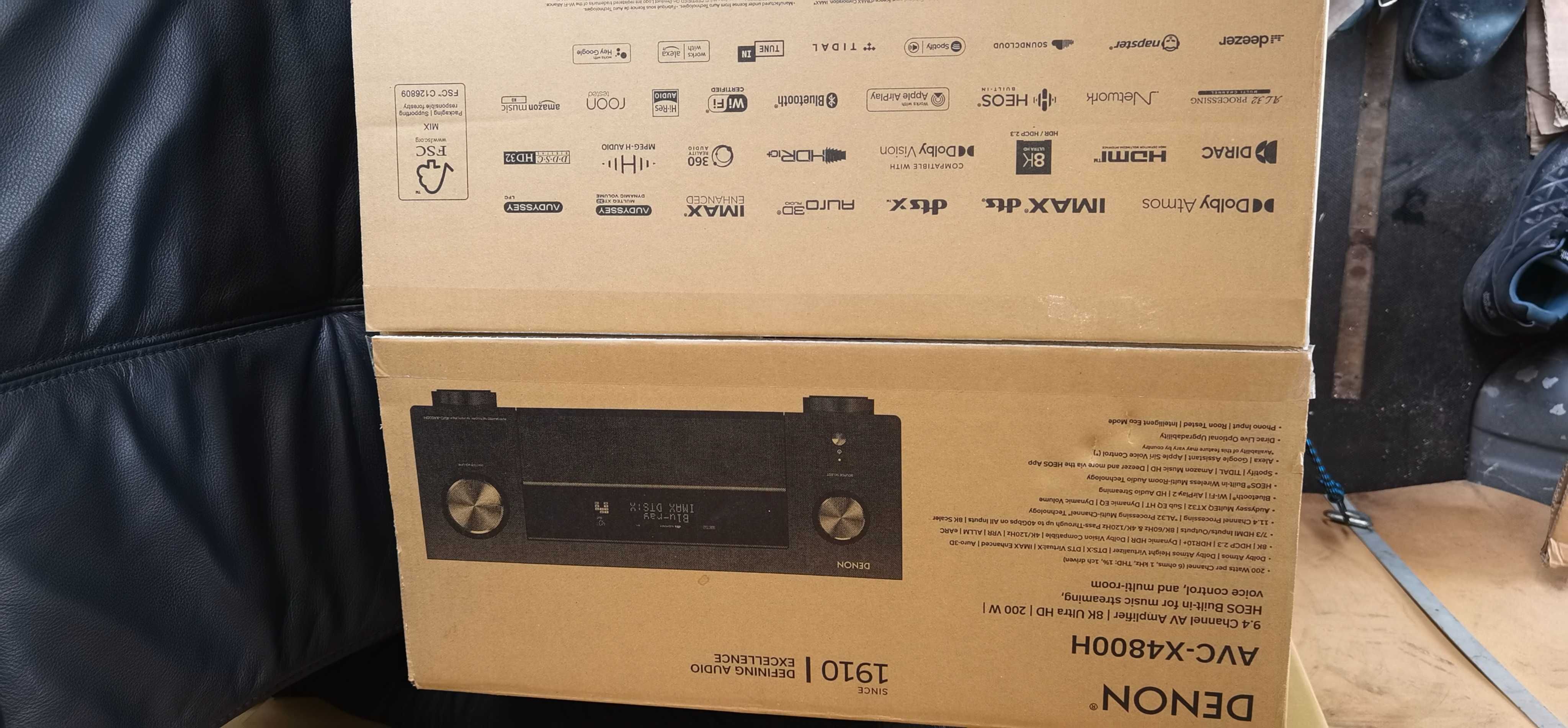 Чисто НОВ Denon AVC-X4800H Made in Japan receiver/ресивър домашно кино