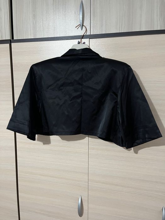 Връхна дреха черно болеро