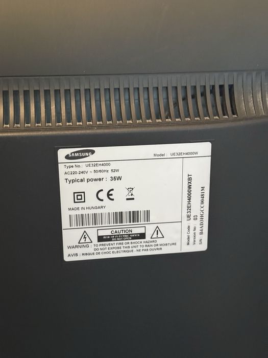 UE32EH4000 Samsung телевизор - без дистанционно