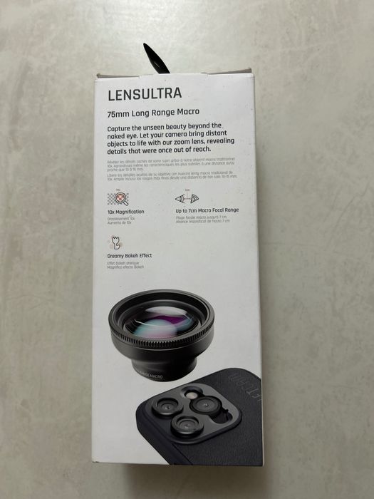Lentila macro iphone