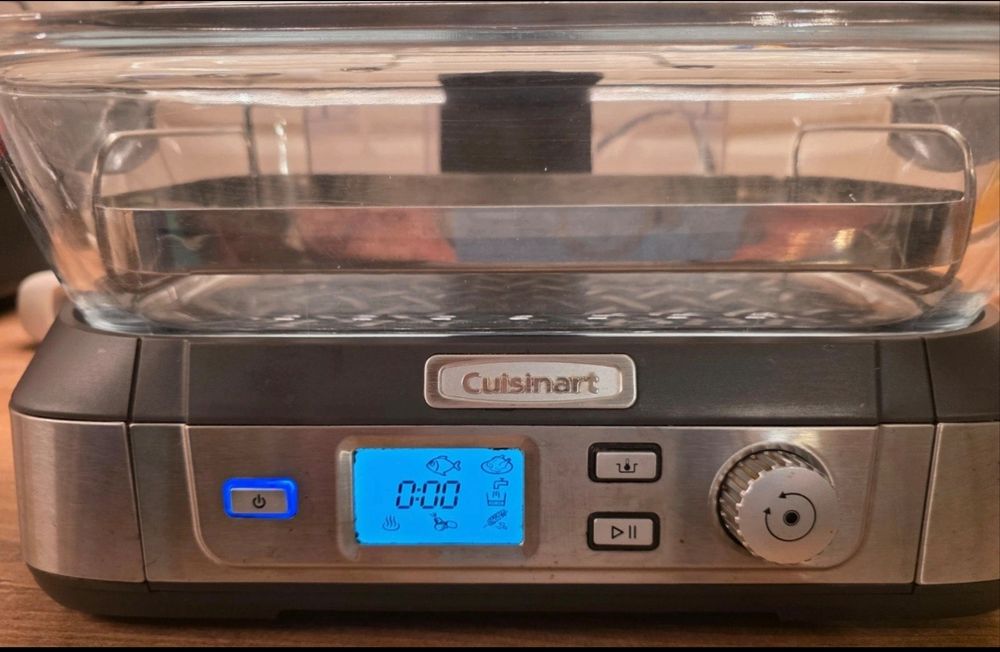Aparat de gătit la aburi Cuisinart CookFresh Digital Glass Steamer STM