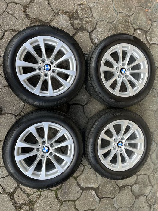 Jante aliaj 5x120mm, anvelope iarna, 225/55 R17, BMW F10, F11, E60
