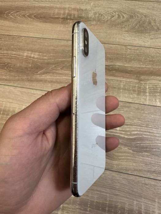 Carcasa iPhone X alb, full flex