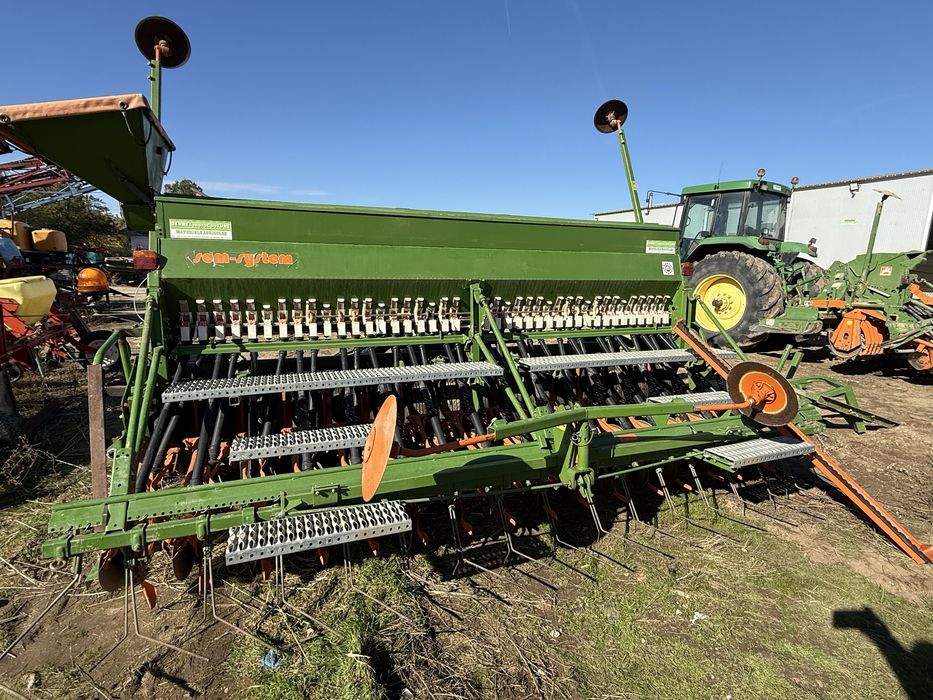 Cuplu freza +Semanatoare discuri Amazone  3m si 4m