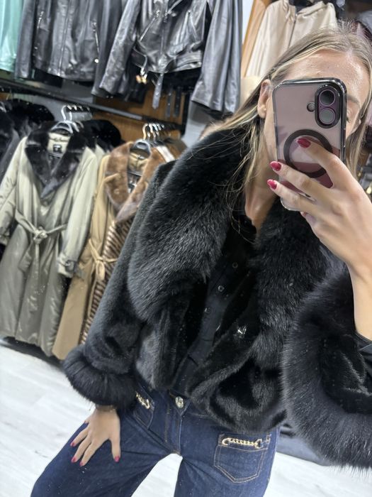 Палто яке от естествен косъм