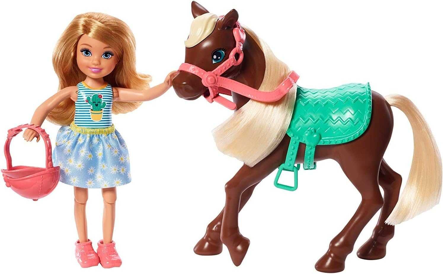 Papusa Barbie Chelsea si poneiul