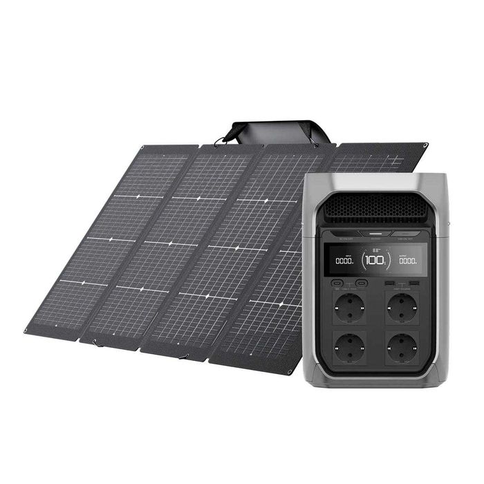 Комплект Портативная станция Ecoflow DELTA 3Plus + Солнечная панель