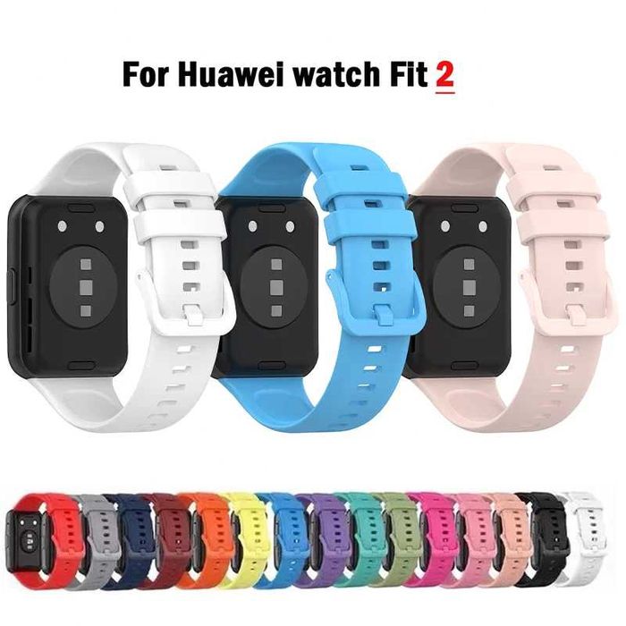 Curea silicon smartwatch ceas Huawei Watch FIT 2, diverse culori