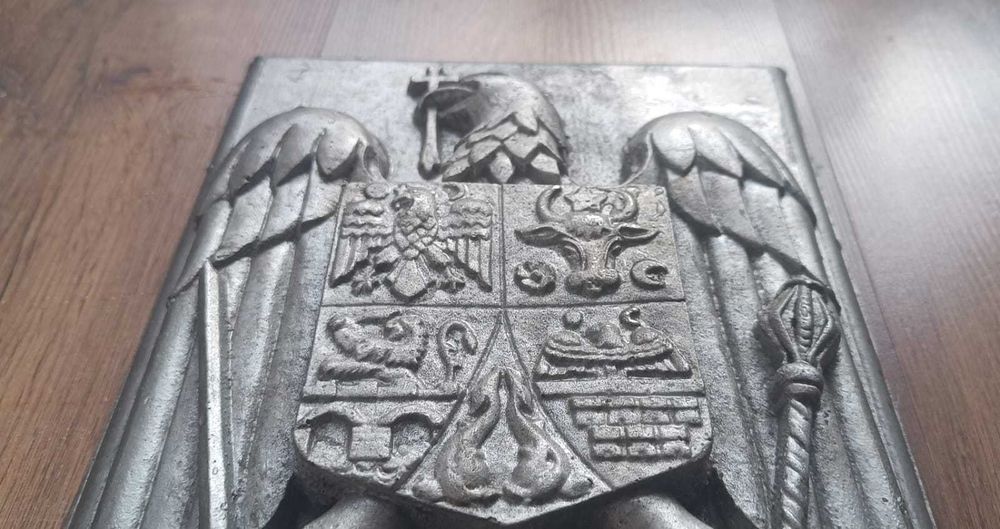 Stema României (din aluminiu turnat)