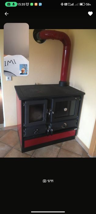 Termoșemineu  cu plită
