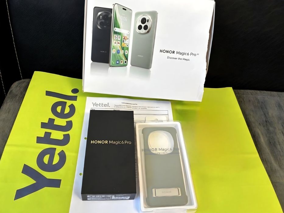КАТО НОВ 512GB Honor Magic 6 Pro Yettel Гаранция 2027г. Green Зелен