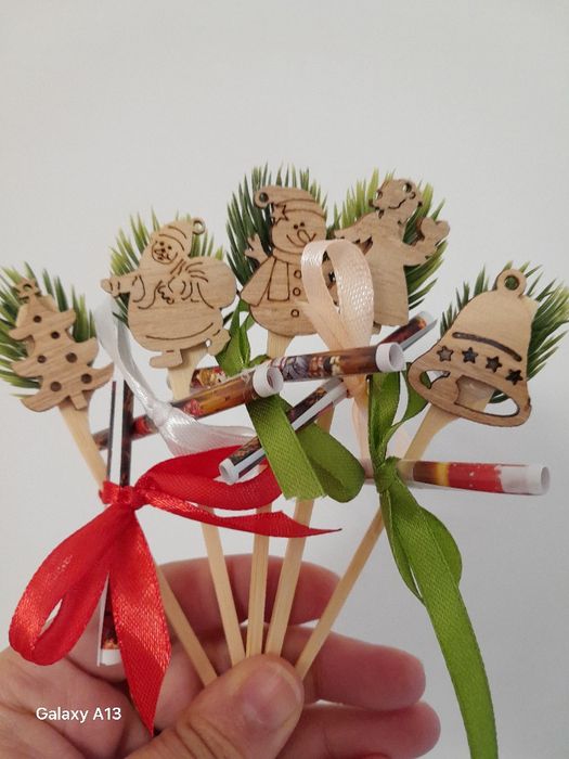 Коледни късметчета елхички