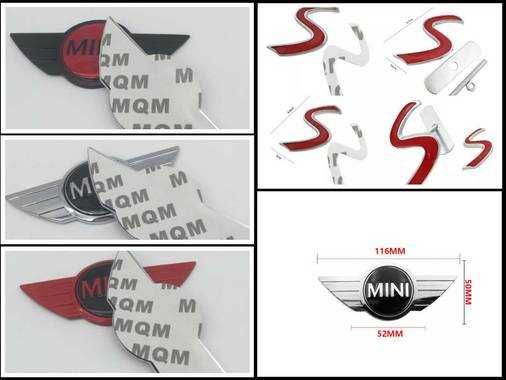 Emblema Mini Cooper S - Emblema Capota - Aripa -Portbagaj