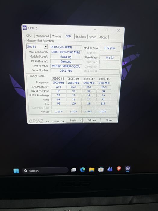 ASUS TUF Dash F15 – i5-12450H / RTX 3050 / 24GB RAM / 1.4TB SSD