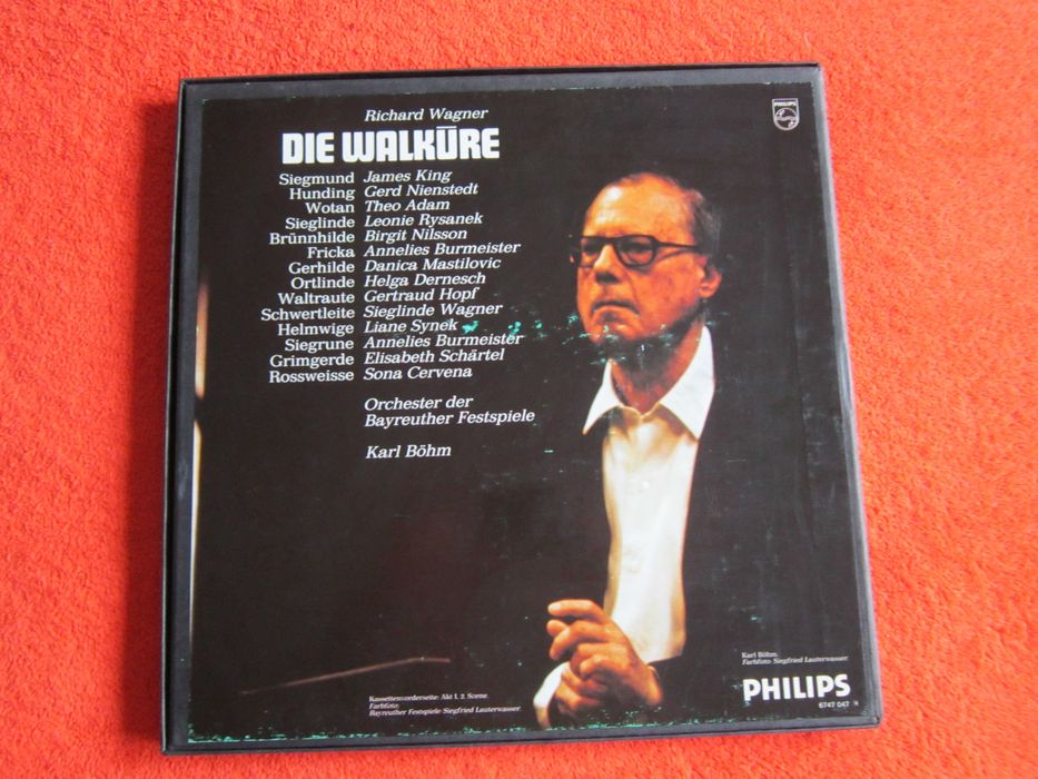 rar Die Walkure Walkiria Wagner dir.Karl Bohm 4LP Bayreuth