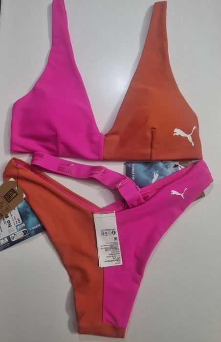 Дамски бански комплект Пума Puma размер S,  цвят Pinky chilli