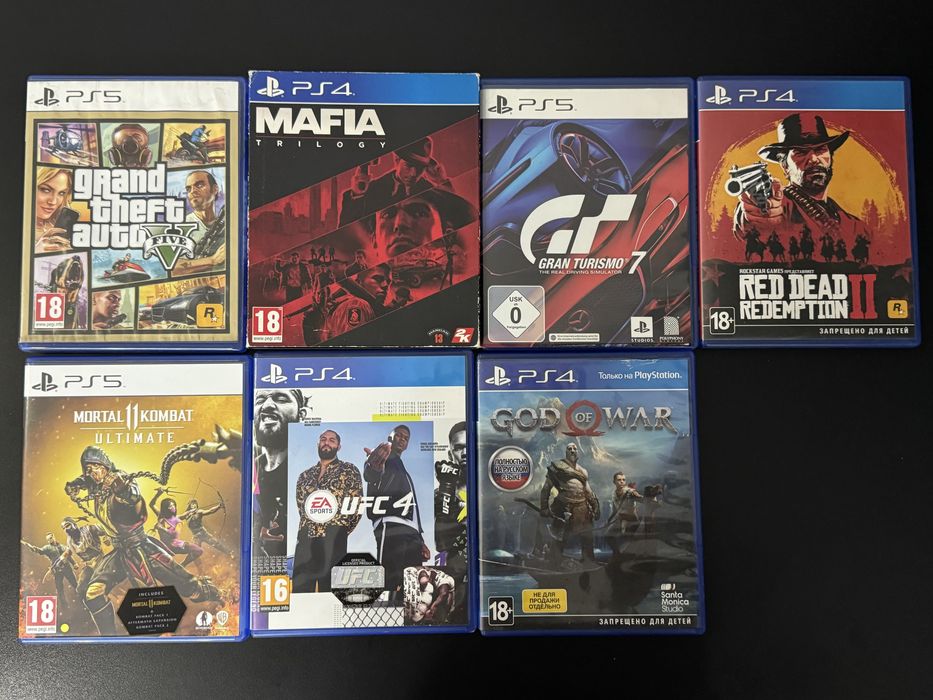 Обмен игр(диски) для PS4, PS5