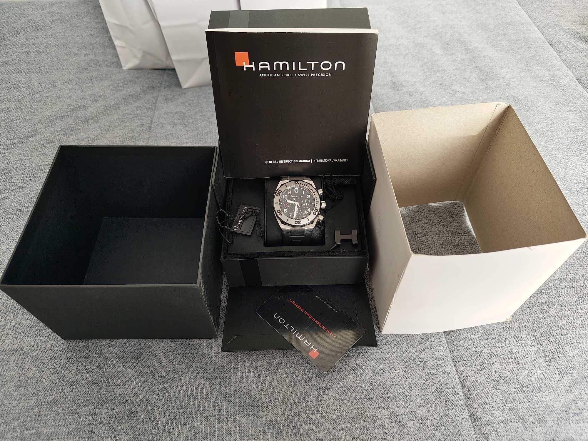 Vand Hamilton Khaki Navy Sub Auto Chrono H78716333