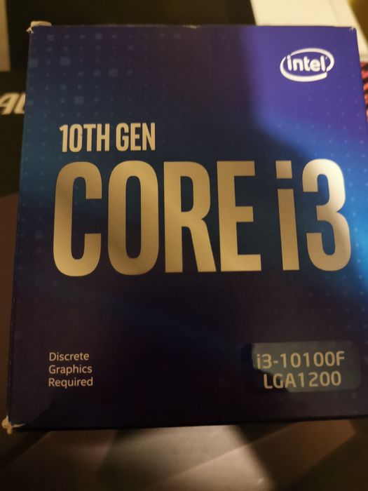 Процесор Intel core 3 10 поколение с дънна платка Aorus B460M pro