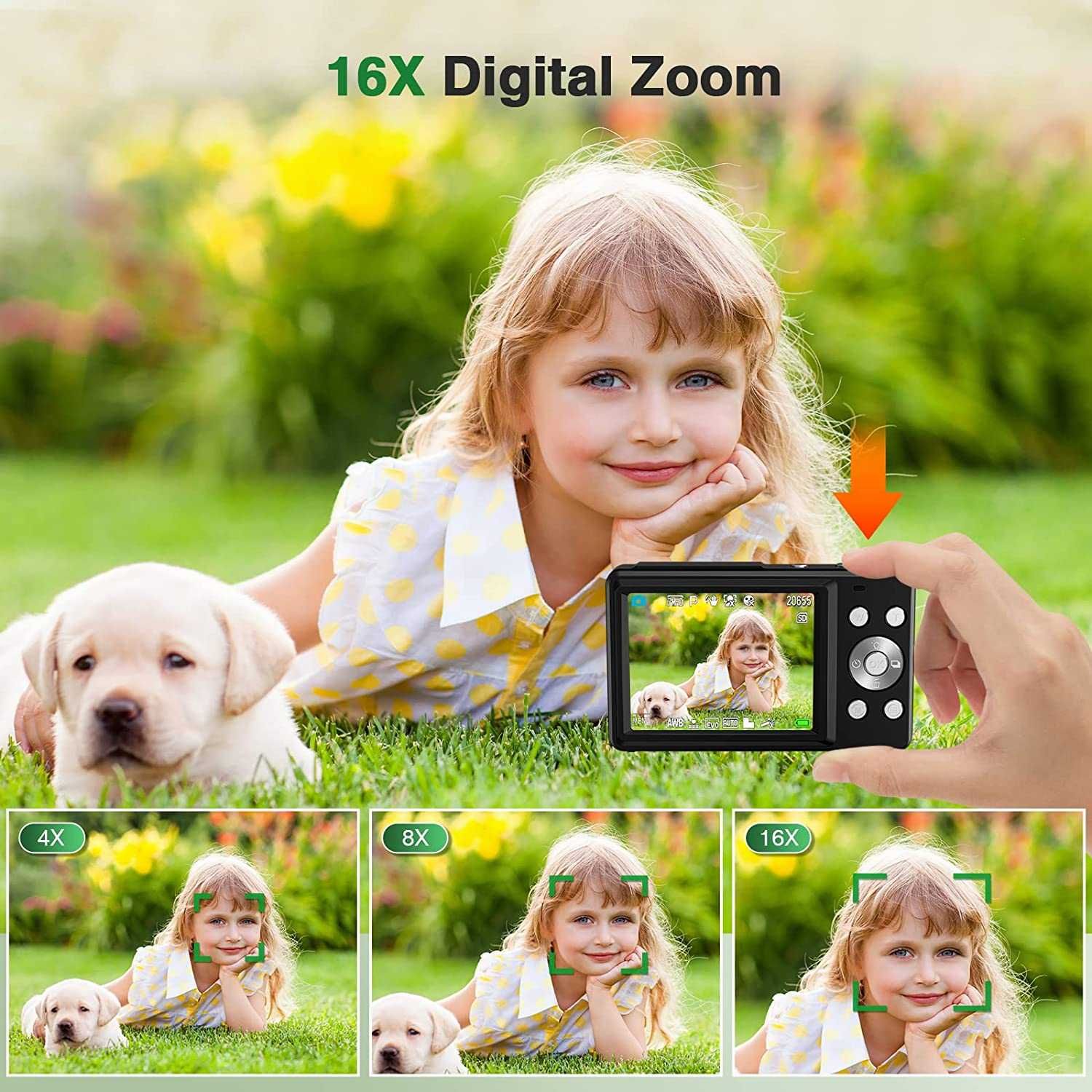 Camera pentru copii foto/video 44mpx 1080P FHD