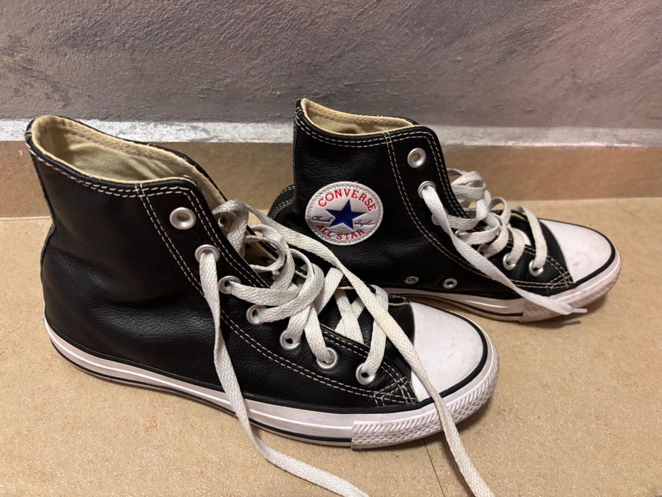 Кожени кецове Converse