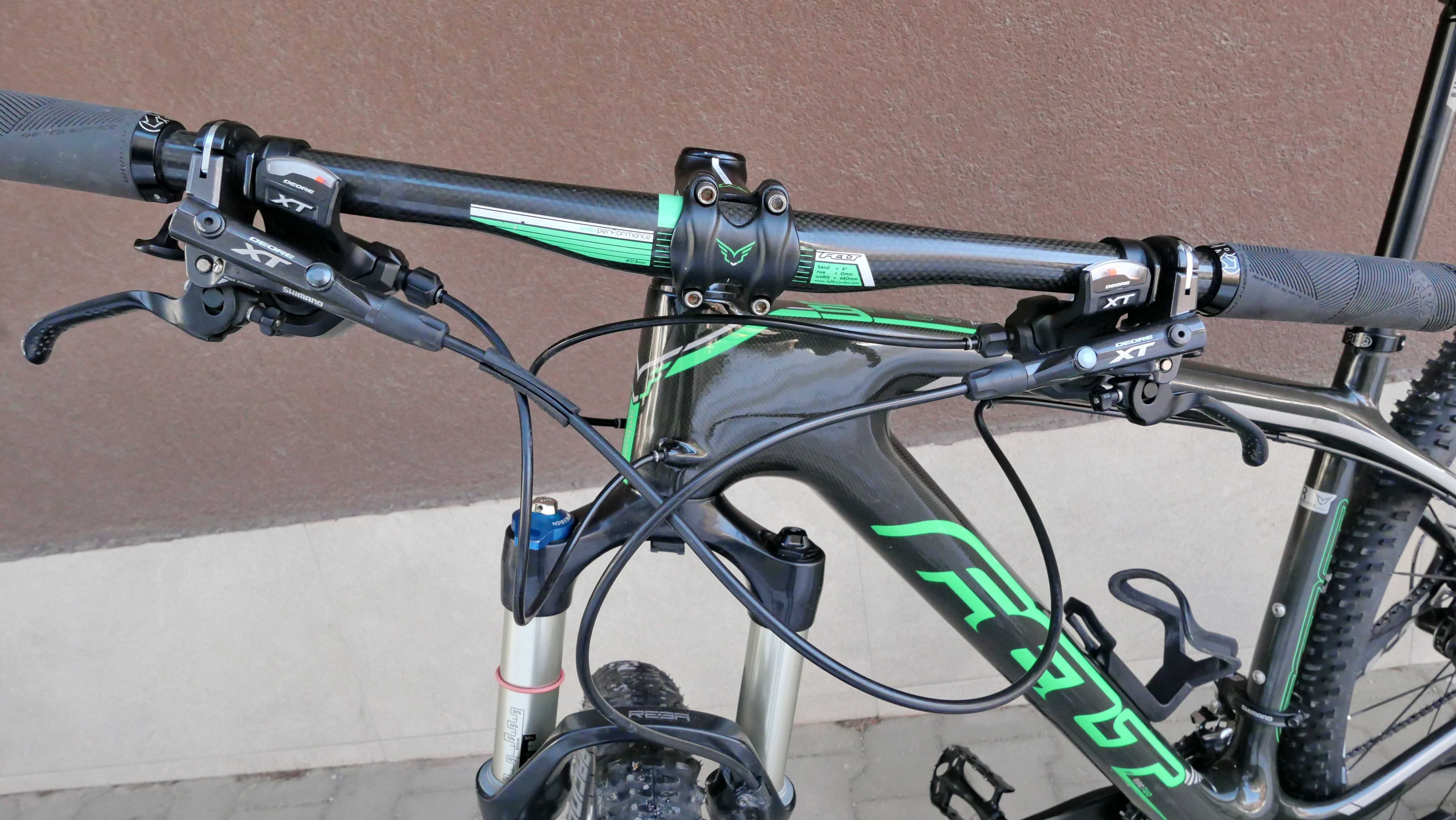Felt Nine 30, 29, M, карбон, 11.3 кг., RockShox Reba, 2x10 Deore XT