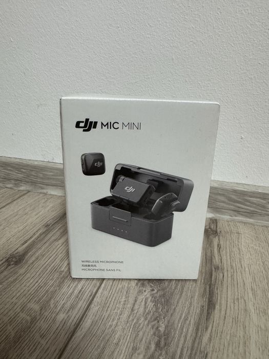Kit DJI MIC Mini, 2x microfon, 1x receptor, 1x statie incarcare NOU