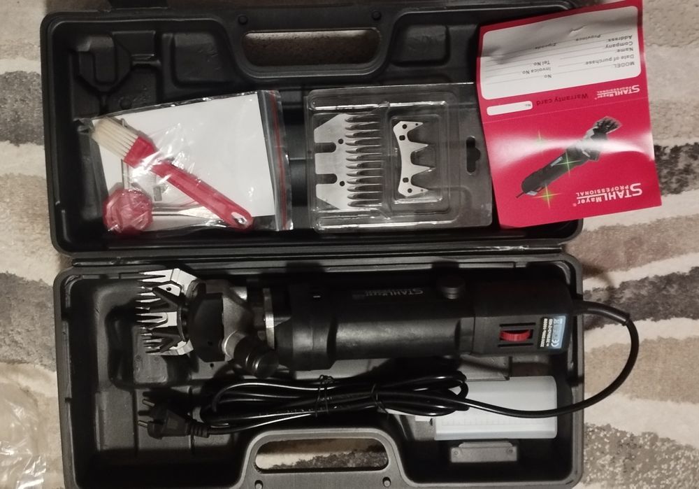 Машинка за подстригване на овце + комплект ножове STAHLMAYER