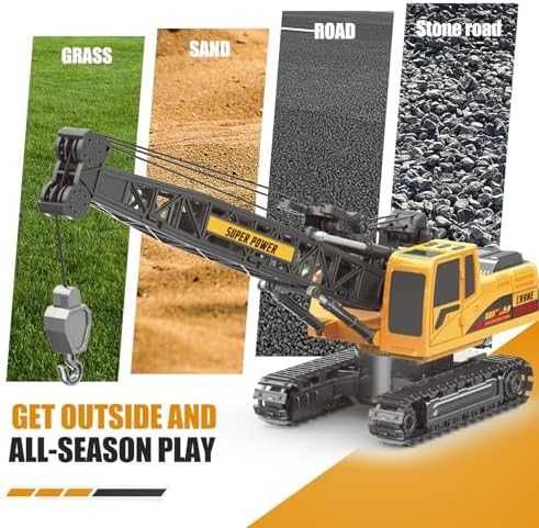 Нов Детски Строителен Кран 1:14 – Реалистичен Модел RC Играчка за деца