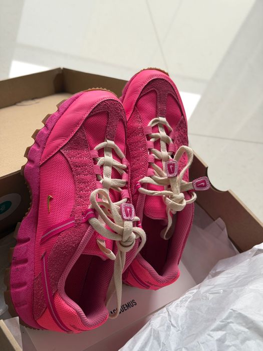 Като НОВИ Nike Air Humara x Jacquemus Pink Flash shoes, Найк сникърси