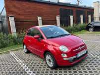 Vand Fiat 500 rosu decapotabil