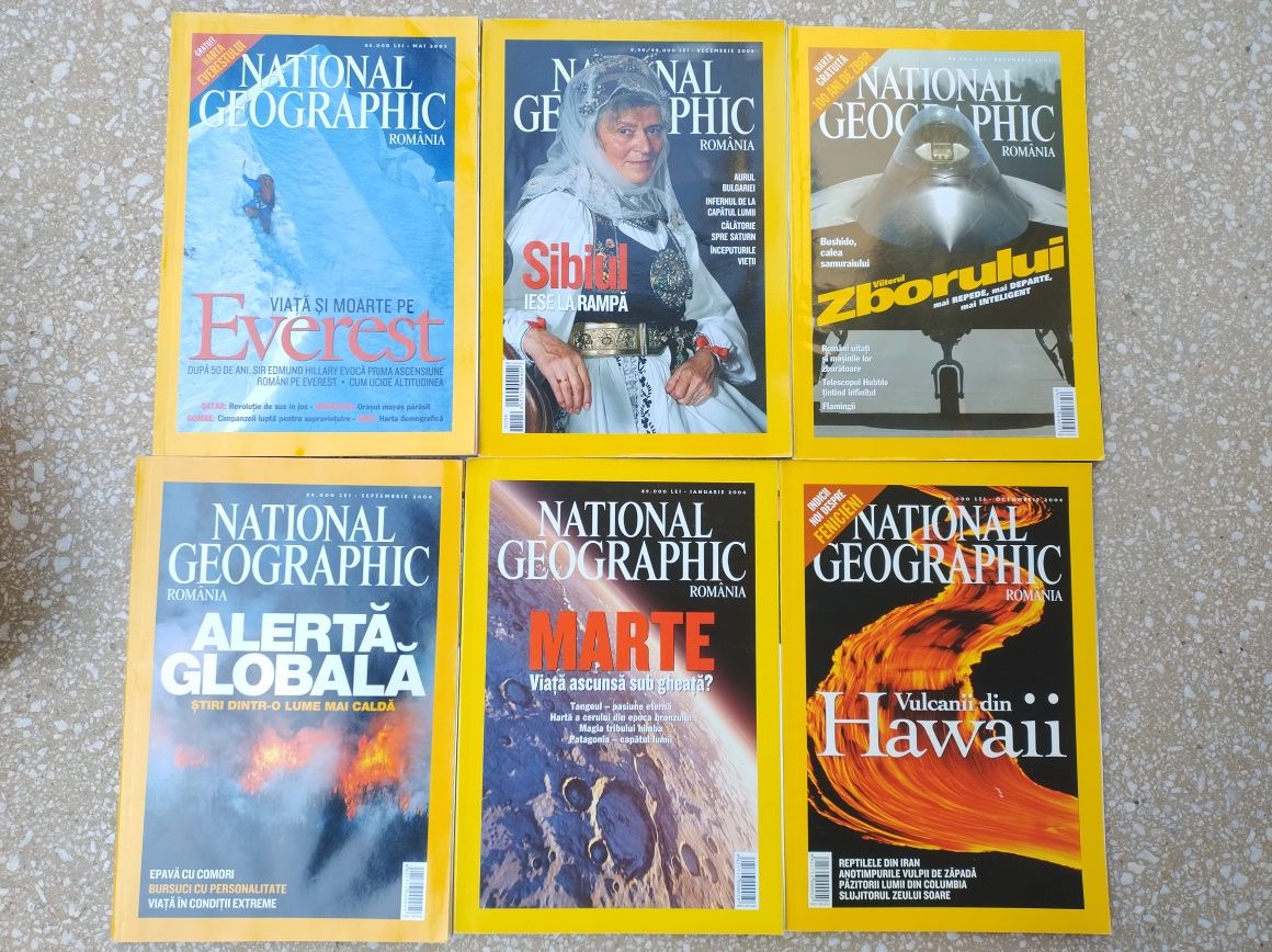 Reviste National geographic. Lot reviste National geographic. 26 buc