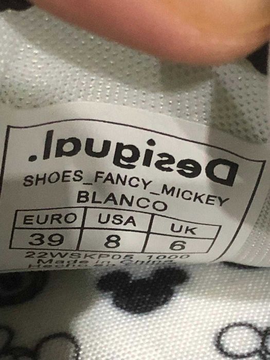 Adidasi sneakers DESIGUAL Disney Mickey mouse 39