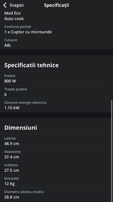 Cuptor cu microunde Samsung