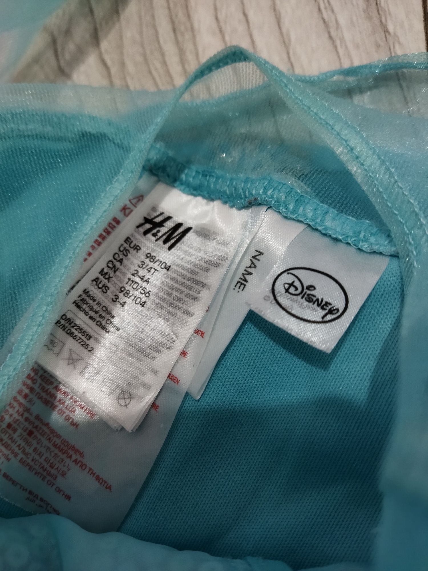 Rochiță H&M Elsa Frozen pentru fetițe 2-3-4 ani mărimea 98/104