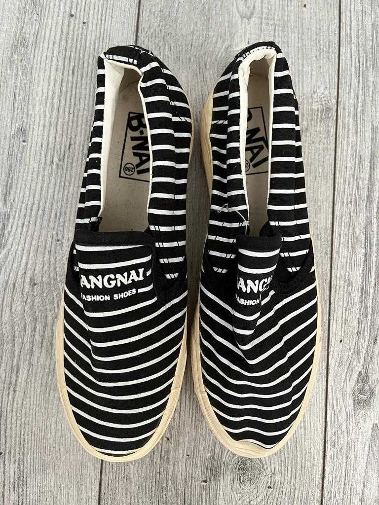 espadrile alb-negru