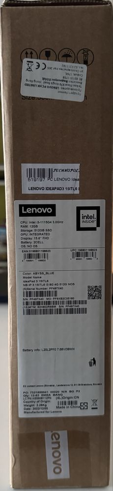 Лаптоп Lenovo IdeaPad 3