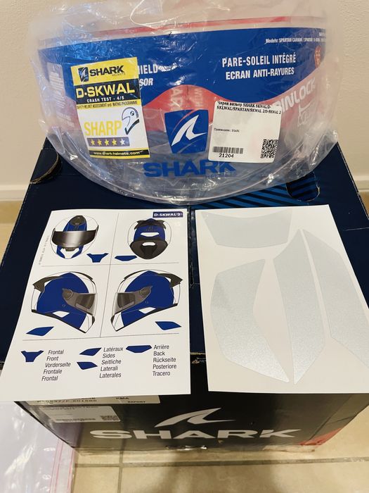 Casca motocicleta marime S- model SHARK D-SKWAL 2 negru mat